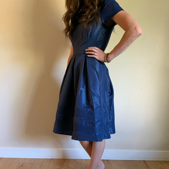 Geode Sheer Top Blue Dress Size Small - Picture 1 of 5